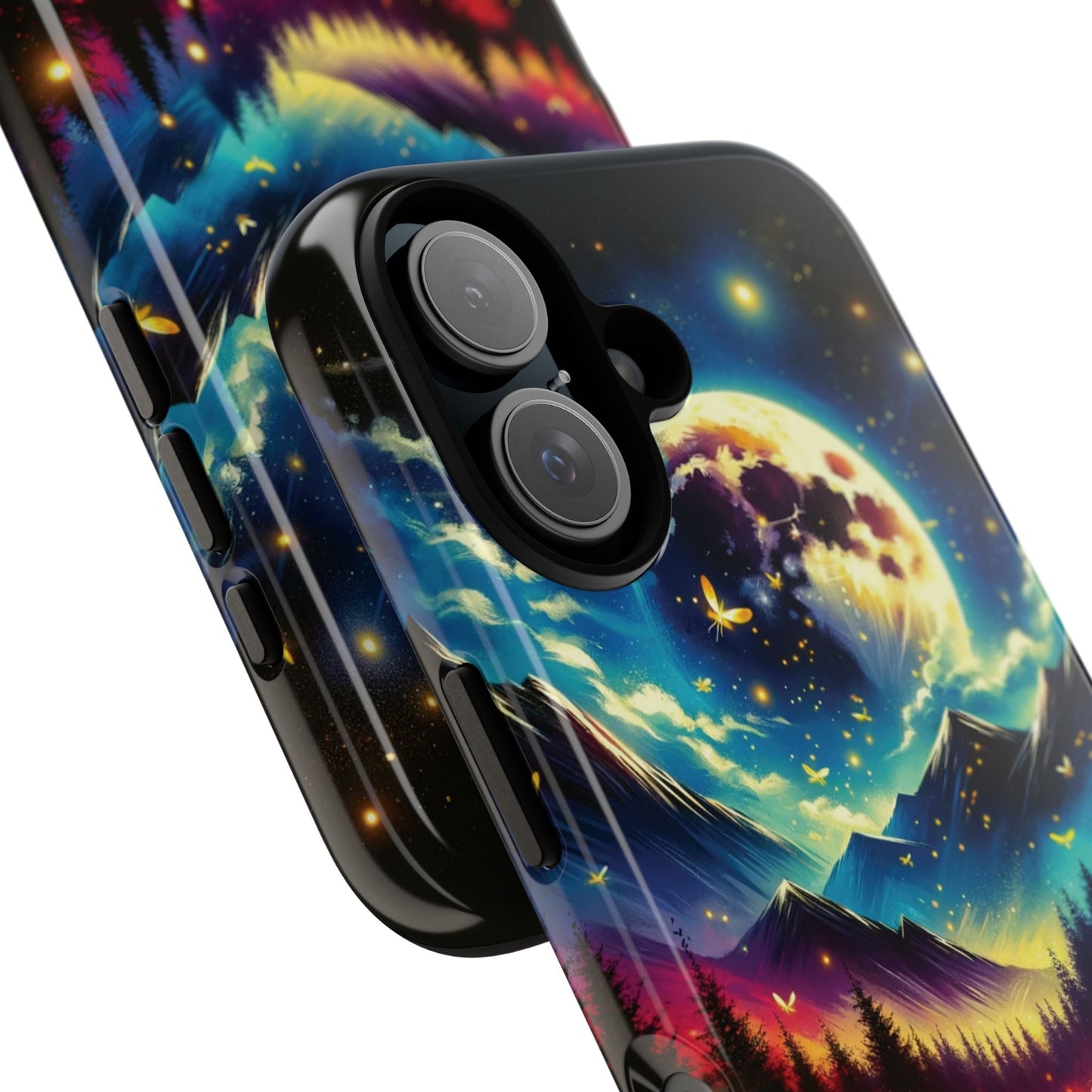 Cute iPhone Fireflies Phone Case - Lightning Bugs - Firefly Dancing In The Trees Phone Cover For iPhones 15, 14, 13, 12, 11, X, XR, XS, & 8! - BOGO Cases