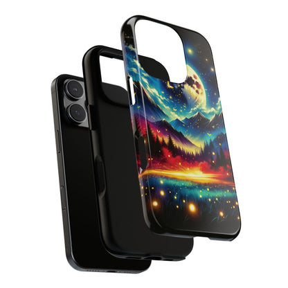 Cute iPhone Fireflies Phone Case - Lightning Bugs - Firefly Dancing In The Trees Phone Cover For iPhones 15, 14, 13, 12, 11, X, XR, XS, & 8! - BOGO Cases