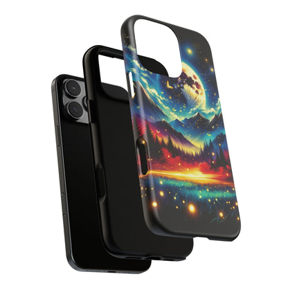 Cute iPhone Fireflies Phone Case - Lightning Bugs - Firefly Dancing In The Trees Phone Cover For iPhones 15, 14, 13, 12, 11, X, XR, XS, & 8! - BOGO Cases