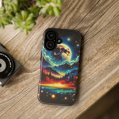 Cute iPhone Fireflies Phone Case - Lightning Bugs - Firefly Dancing In The Trees Phone Cover For iPhones 15, 14, 13, 12, 11, X, XR, XS, & 8! - BOGO Cases