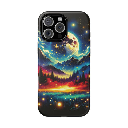 Cute iPhone Fireflies Phone Case - Lightning Bugs - Firefly Dancing In The Trees Phone Cover For iPhones 15, 14, 13, 12, 11, X, XR, XS, & 8! - BOGO Cases