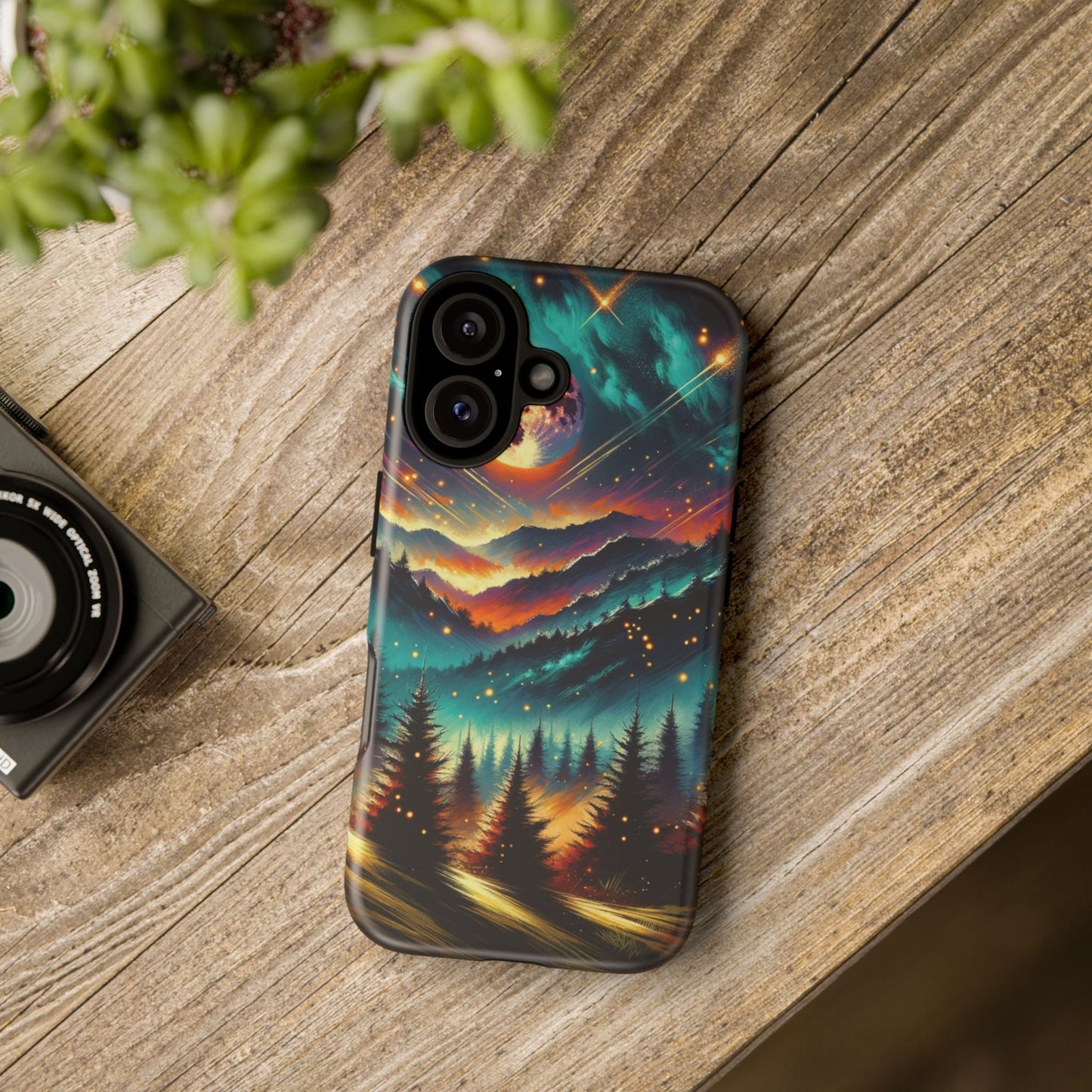 Cute iPhone Phone Case - Lightning Bugs - Fireflies Dancing In The Trees Phone Cover For iPhones 15, 14, 13, 12, 11, X, XR, XS, & 8! - BOGO Cases