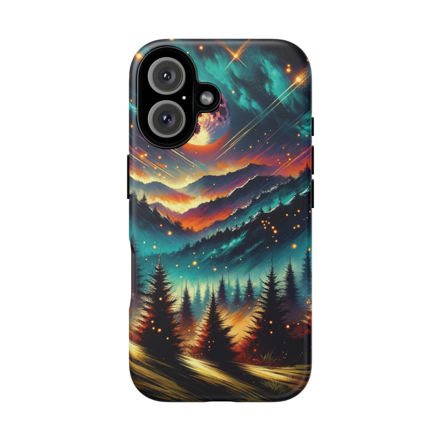 Cute iPhone Phone Case - Lightning Bugs - Fireflies Dancing In The Trees Phone Cover For iPhones 15, 14, 13, 12, 11, X, XR, XS, & 8! - BOGO Cases