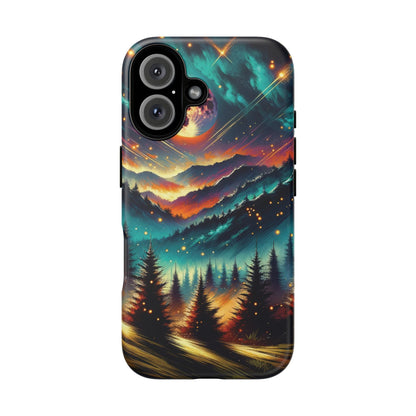 Cute iPhone Phone Case - Lightning Bugs - Fireflies Dancing In The Trees Phone Cover For iPhones 15, 14, 13, 12, 11, X, XR, XS, & 8! - BOGO Cases