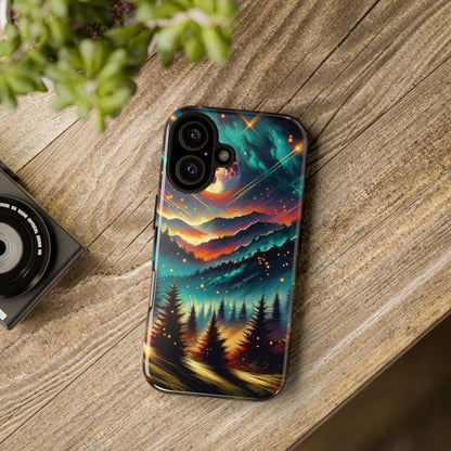 Cute iPhone Phone Case - Lightning Bugs - Fireflies Dancing In The Trees Phone Cover For iPhones 15, 14, 13, 12, 11, X, XR, XS, & 8! - BOGO Cases