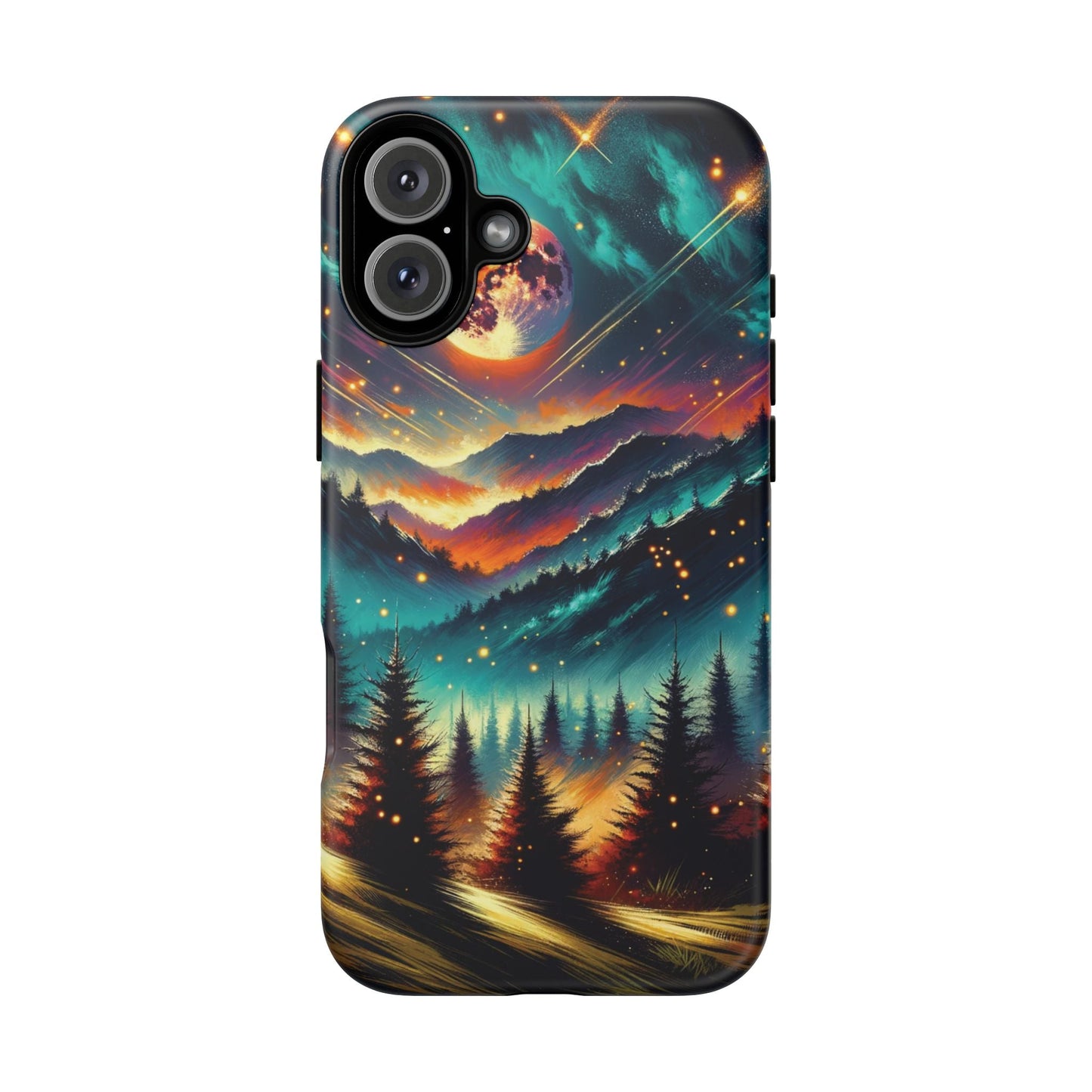 Cute iPhone Phone Case - Lightning Bugs - Fireflies Dancing In The Trees Phone Cover For iPhones 15, 14, 13, 12, 11, X, XR, XS, & 8! - BOGO Cases