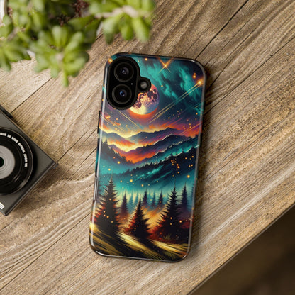 Cute iPhone Phone Case - Lightning Bugs - Fireflies Dancing In The Trees Phone Cover For iPhones 15, 14, 13, 12, 11, X, XR, XS, & 8! - BOGO Cases