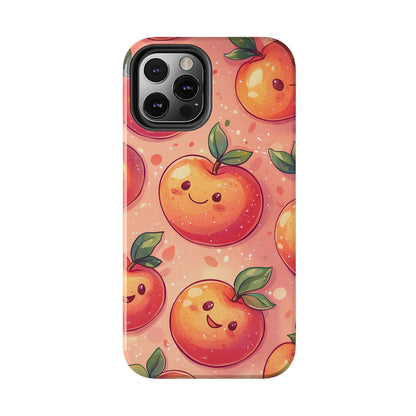 Cute Kawaii Peach iPhone Case – Durable Matte Finish, Slim & Lightweight Design - BOGO Cases