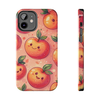 Cute Kawaii Peach iPhone Case – Durable Matte Finish, Slim & Lightweight Design - BOGO Cases