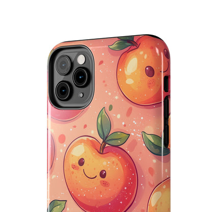 Cute Kawaii Peach iPhone Case – Durable Matte Finish, Slim & Lightweight Design - BOGO Cases