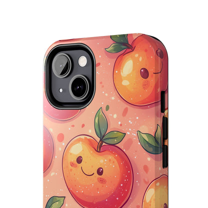 Cute Kawaii Peach iPhone Case – Durable Matte Finish, Slim & Lightweight Design - BOGO Cases