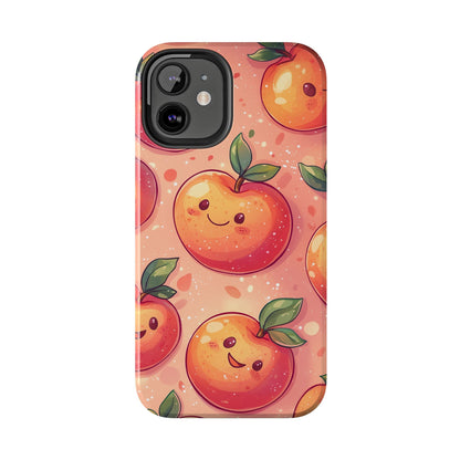 Cute Kawaii Peach iPhone Case – Durable Matte Finish, Slim & Lightweight Design - BOGO Cases