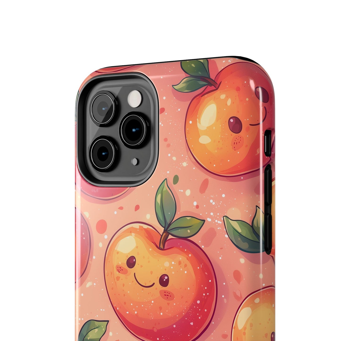 Cute Kawaii Peach iPhone Case – Durable Matte Finish, Slim & Lightweight Design - BOGO Cases