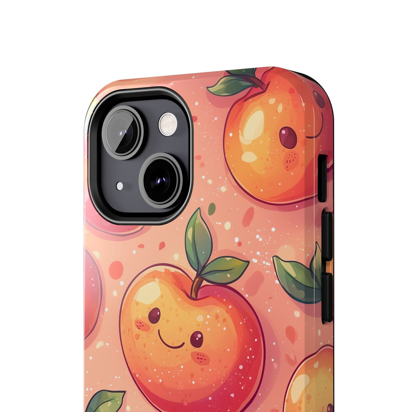 Cute Kawaii Peach iPhone Case – Durable Matte Finish, Slim & Lightweight Design - BOGO Cases