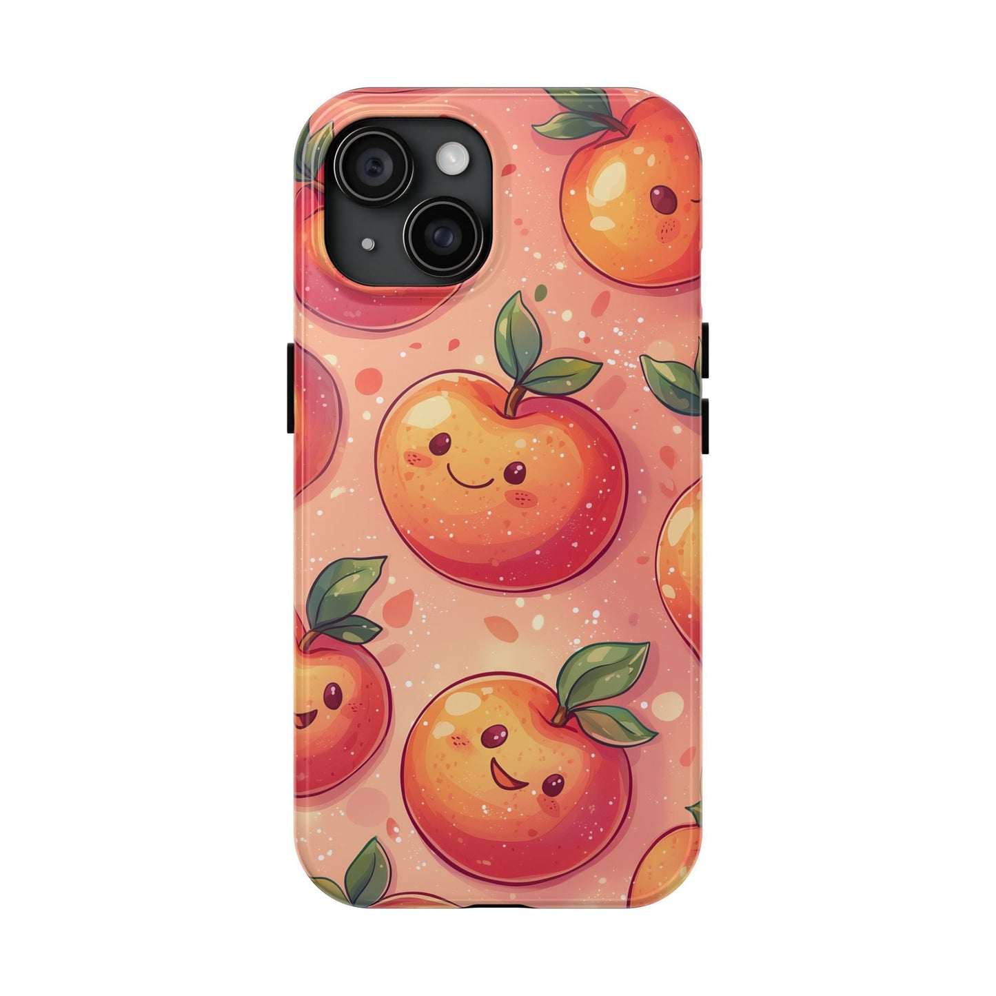 Cute Kawaii Peach iPhone Case – Durable Matte Finish, Slim & Lightweight Design - BOGO Cases