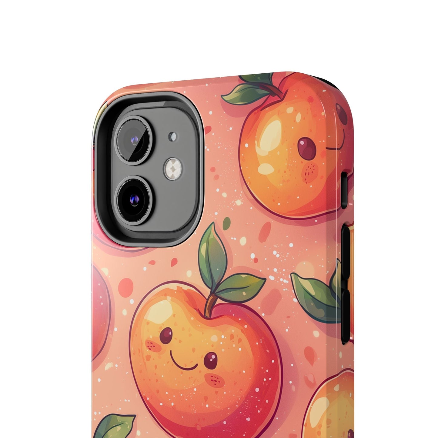 Cute Kawaii Peach iPhone Case – Durable Matte Finish, Slim & Lightweight Design - BOGO Cases