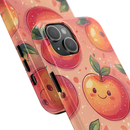 Cute Kawaii Peach iPhone Case – Durable Matte Finish, Slim & Lightweight Design - BOGO Cases