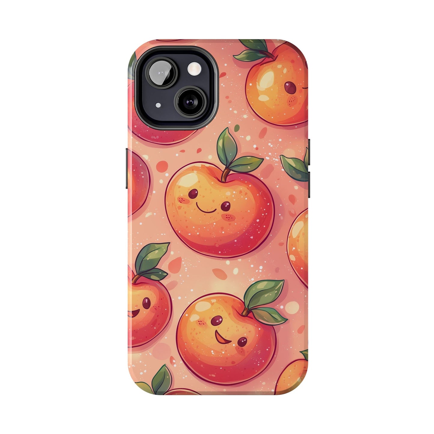 Cute Kawaii Peach iPhone Case – Durable Matte Finish, Slim & Lightweight Design - BOGO Cases