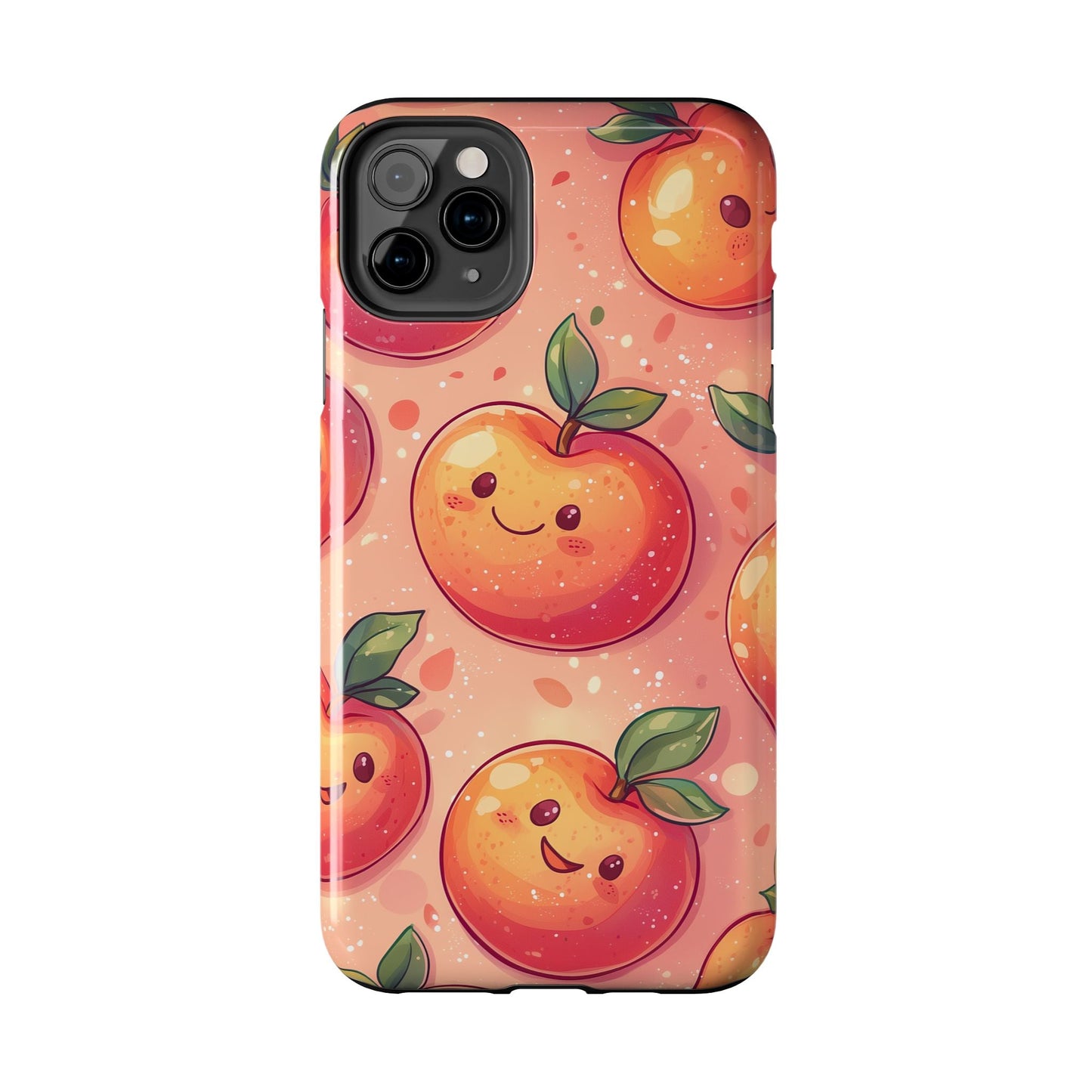 Cute Kawaii Peach iPhone Case – Durable Matte Finish, Slim & Lightweight Design - BOGO Cases