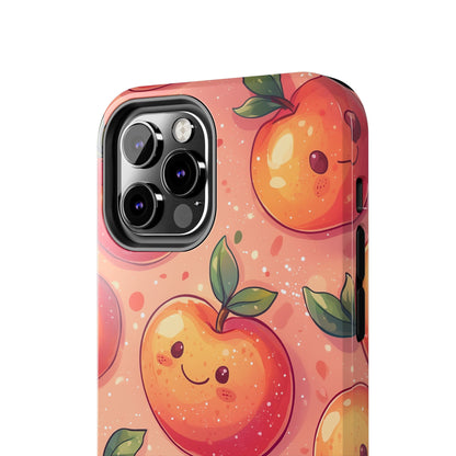 Cute Kawaii Peach iPhone Case – Durable Matte Finish, Slim & Lightweight Design - BOGO Cases