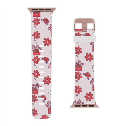 Cute Love Blooms Apple Watch Band - BOGO Cases