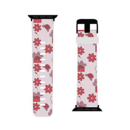 Cute Love Blooms Apple Watch Band - BOGO Cases