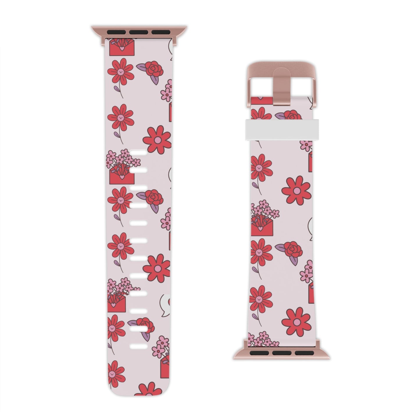 Cute Love Blooms Apple Watch Band - BOGO Cases
