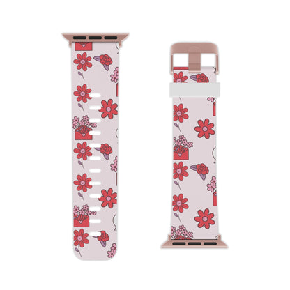 Cute Love Blooms Apple Watch Band - BOGO Cases
