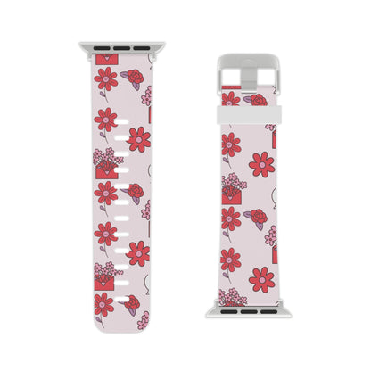 Cute Love Blooms Apple Watch Band - BOGO Cases