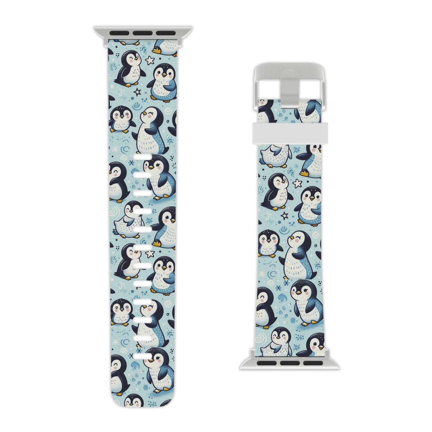 Cute Penguin Parade Apple Watch Band - BOGO Cases