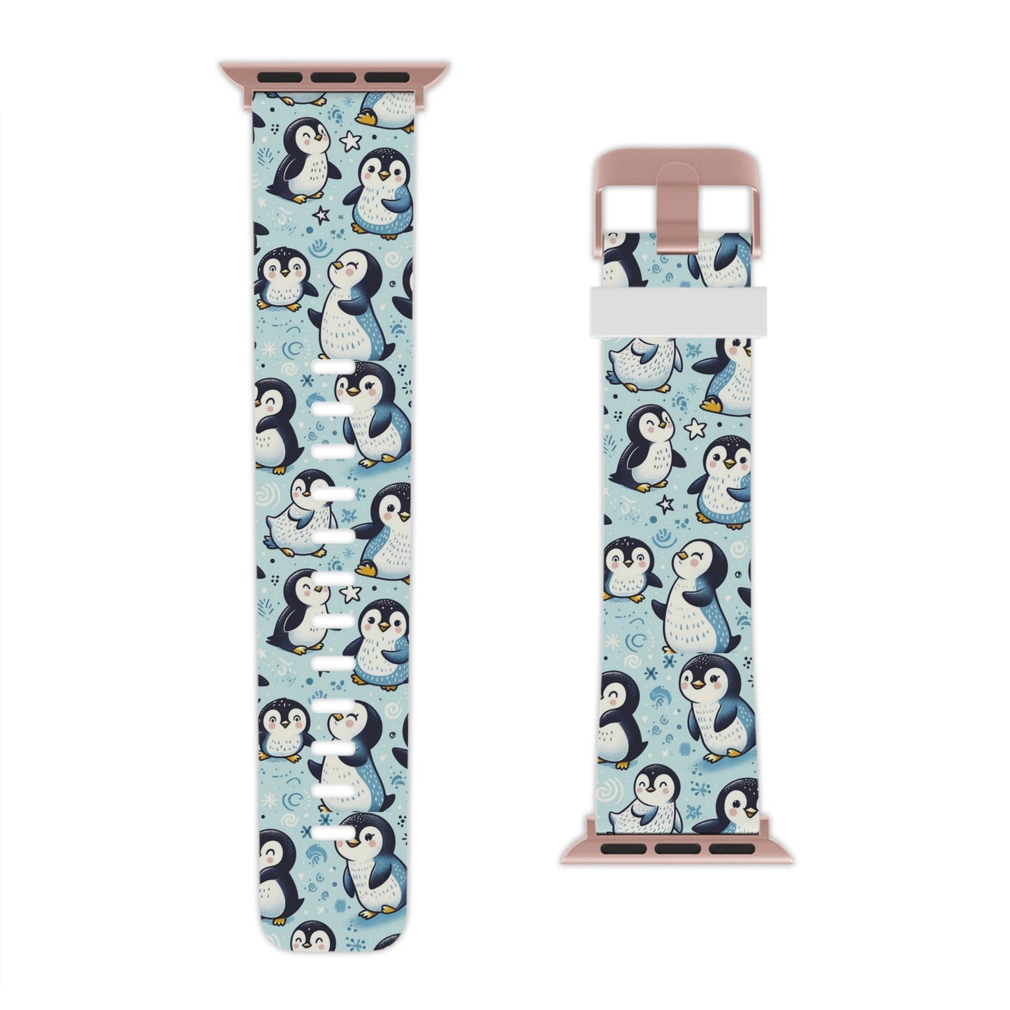 Cute Penguin Parade Apple Watch Band - BOGO Cases