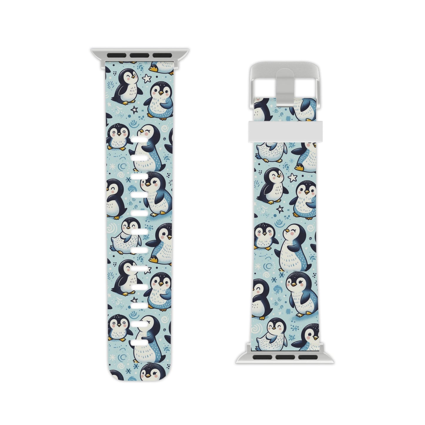 Cute Penguin Parade Apple Watch Band - BOGO Cases