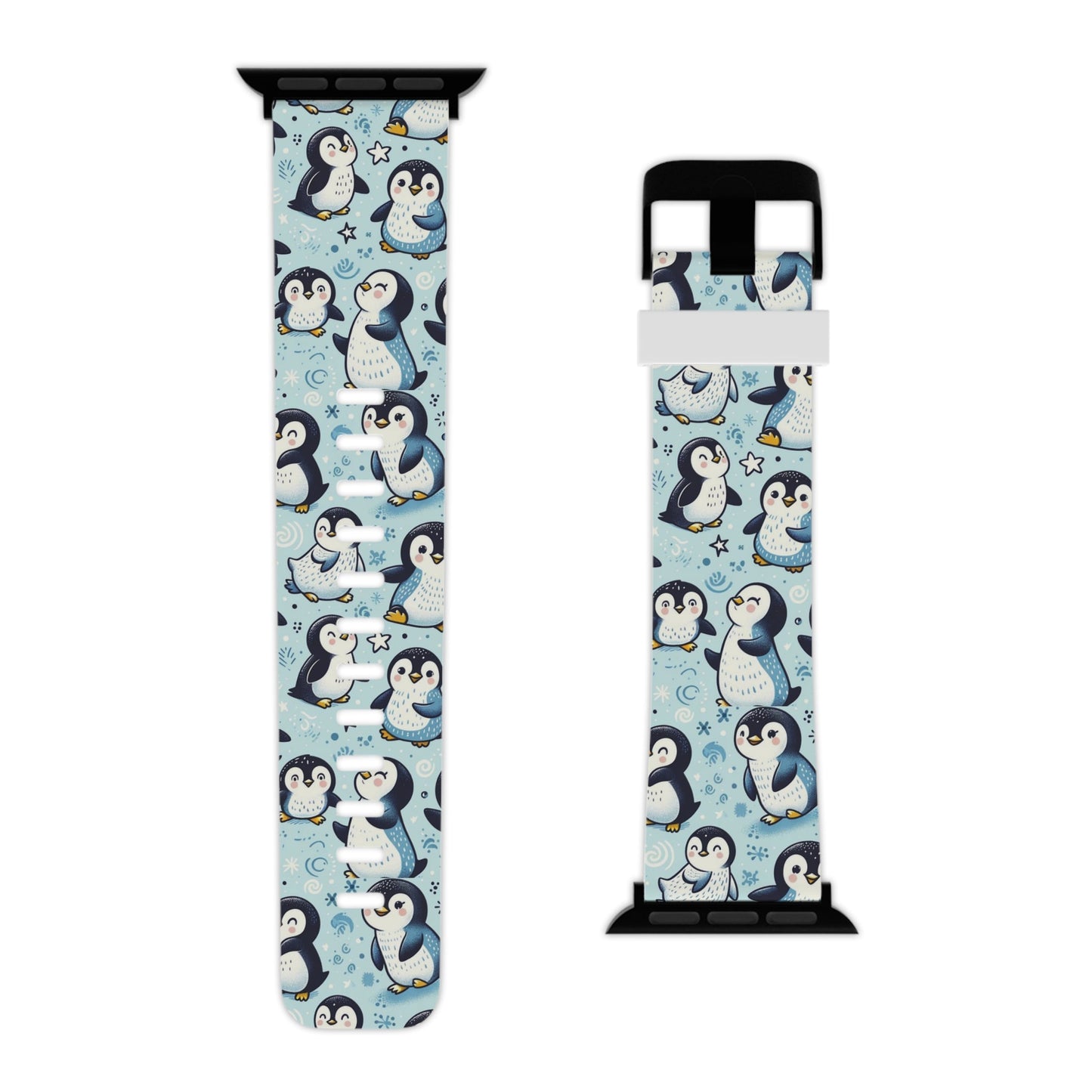 Cute Penguin Parade Apple Watch Band - BOGO Cases