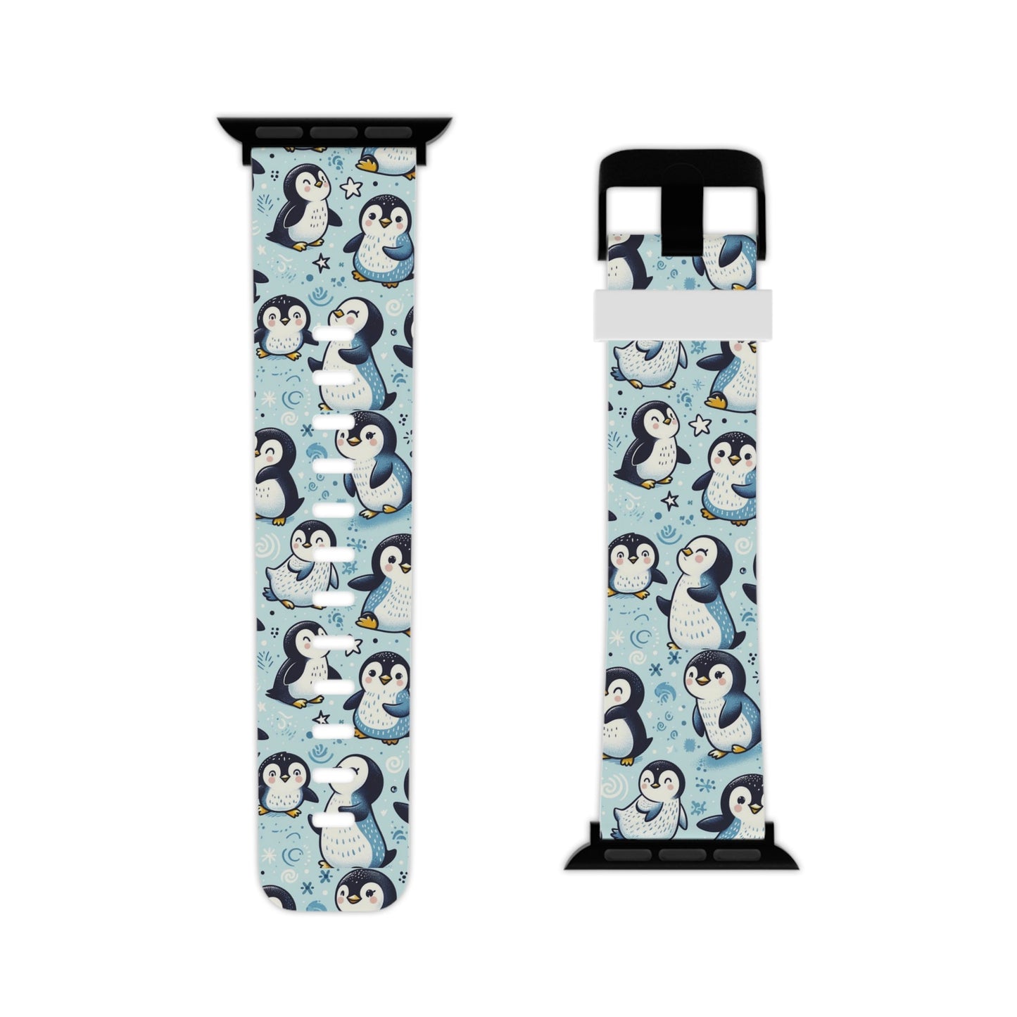 Cute Penguin Parade Apple Watch Band - BOGO Cases