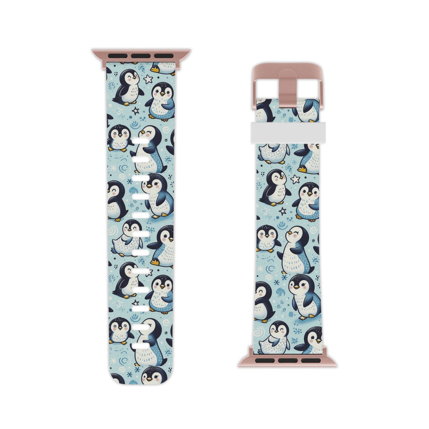 Cute Penguin Parade Apple Watch Band - BOGO Cases