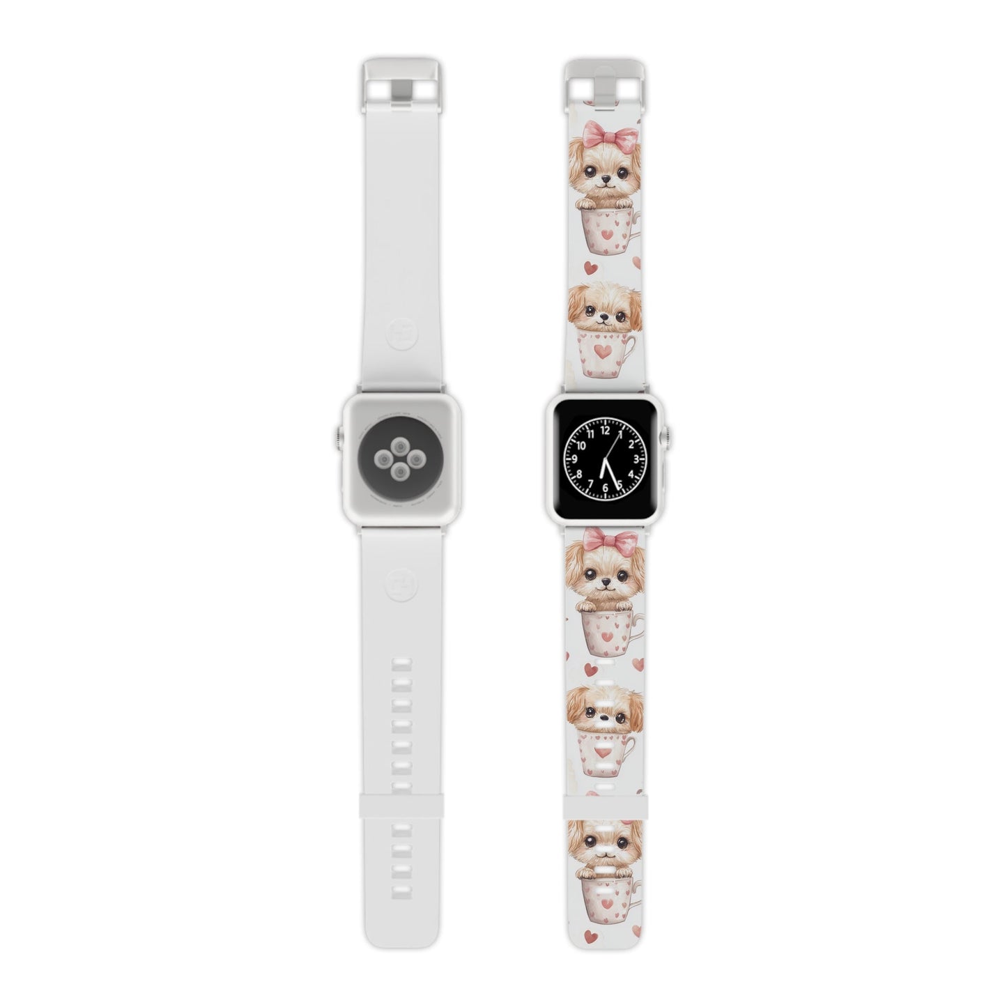 Cute Puppies in Heart Apple Watch Band - BOGO Cases