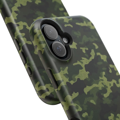 Dark Green Camouflage – MagSafe iPhone Case, Slim and Drop - Resistant - BOGO Cases