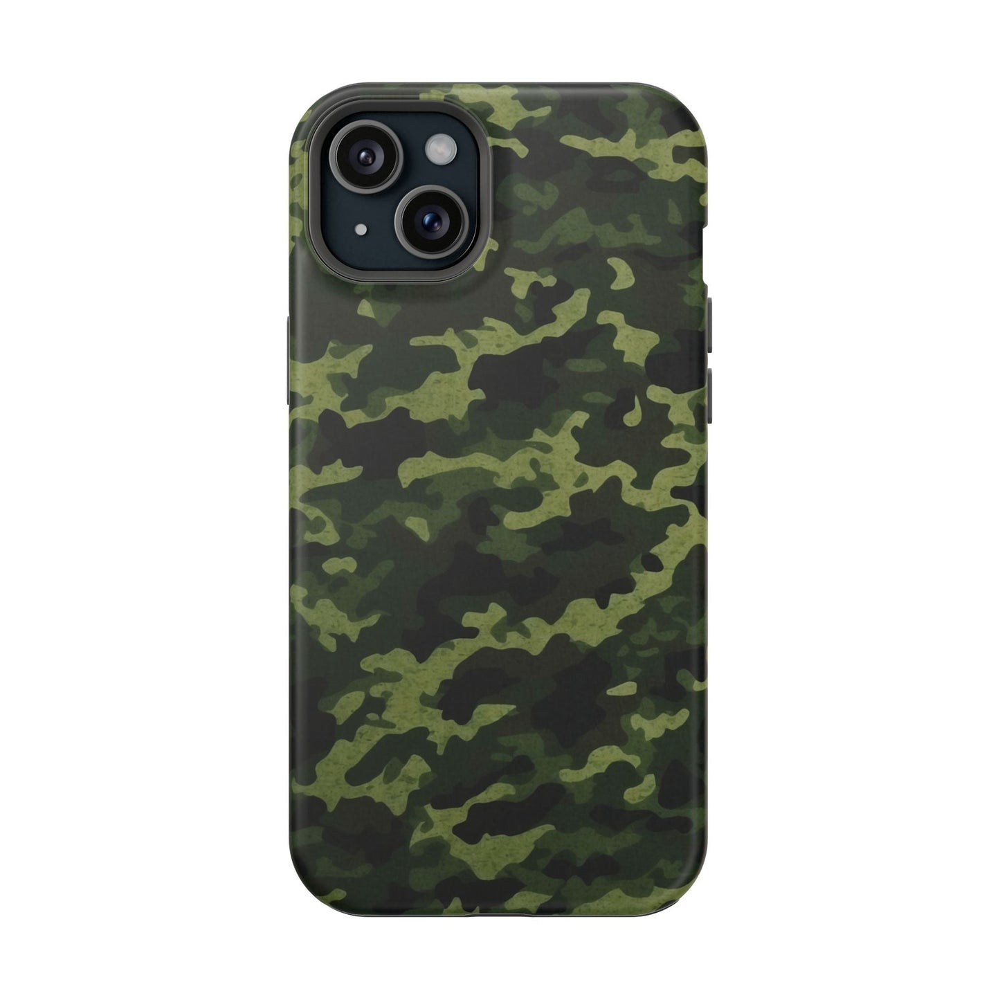 Dark Green Camouflage – MagSafe iPhone Case, Slim and Drop - Resistant - BOGO Cases