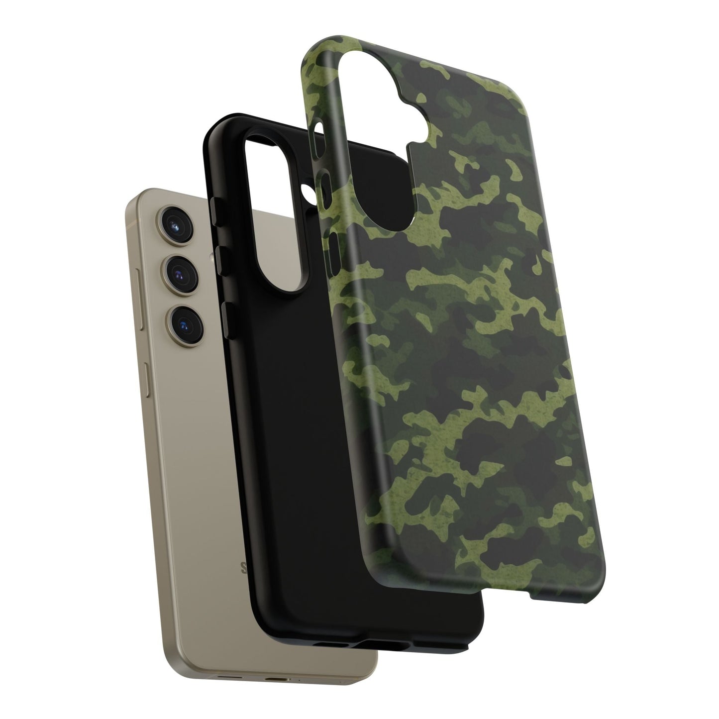 Dark Green Camouflage – Samsung Galaxy Case, Durable and Stylish - BOGO Cases