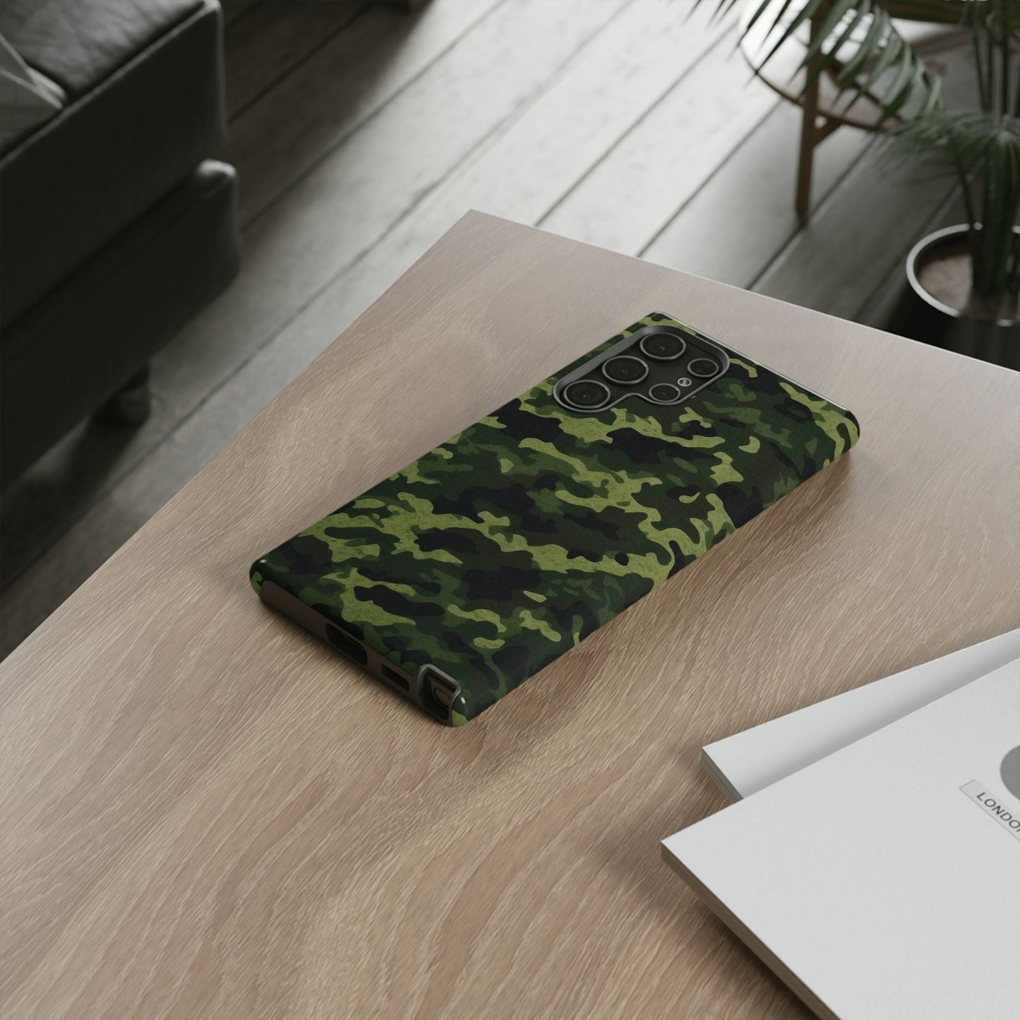 Dark Green Camouflage – Samsung Galaxy Case, Durable and Stylish - BOGO Cases
