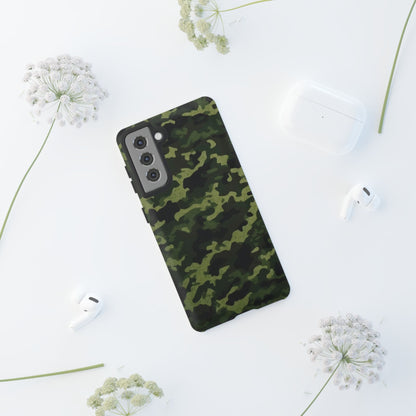 Dark Green Camouflage – Samsung Galaxy Case, Durable and Stylish - BOGO Cases