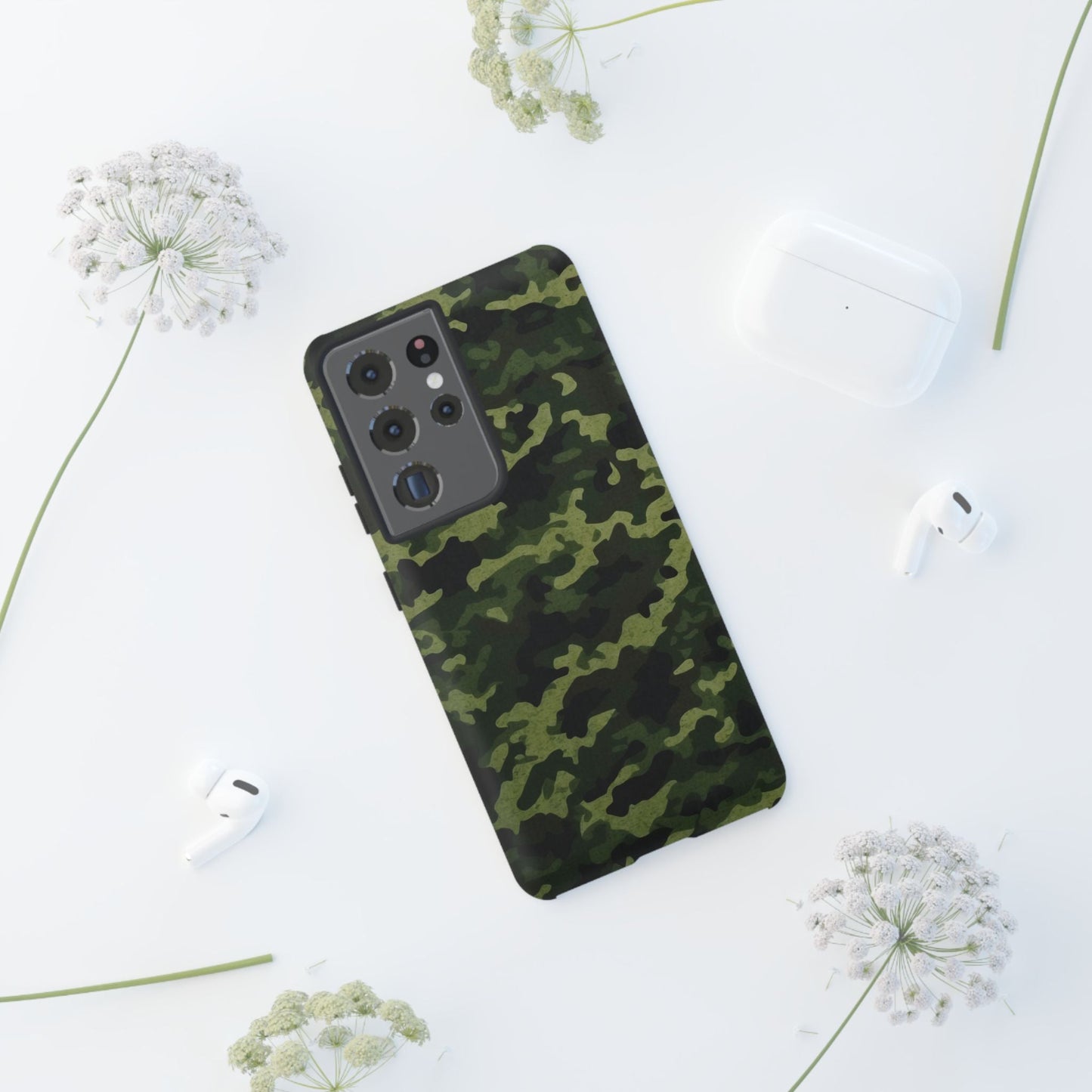 Dark Green Camouflage – Samsung Galaxy Case, Durable and Stylish - BOGO Cases