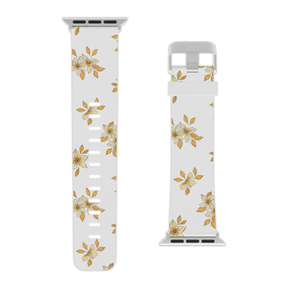 Delicate Yellow Blossom Apple Watch Band - BOGO Cases