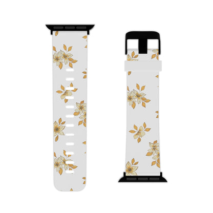 Delicate Yellow Blossom Apple Watch Band - BOGO Cases