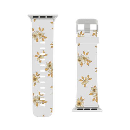 Delicate Yellow Blossom Apple Watch Band - BOGO Cases