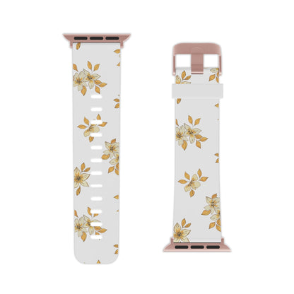 Delicate Yellow Blossom Apple Watch Band - BOGO Cases