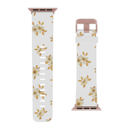 Delicate Yellow Blossom Apple Watch Band - BOGO Cases