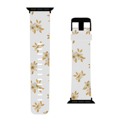 Delicate Yellow Blossom Apple Watch Band - BOGO Cases