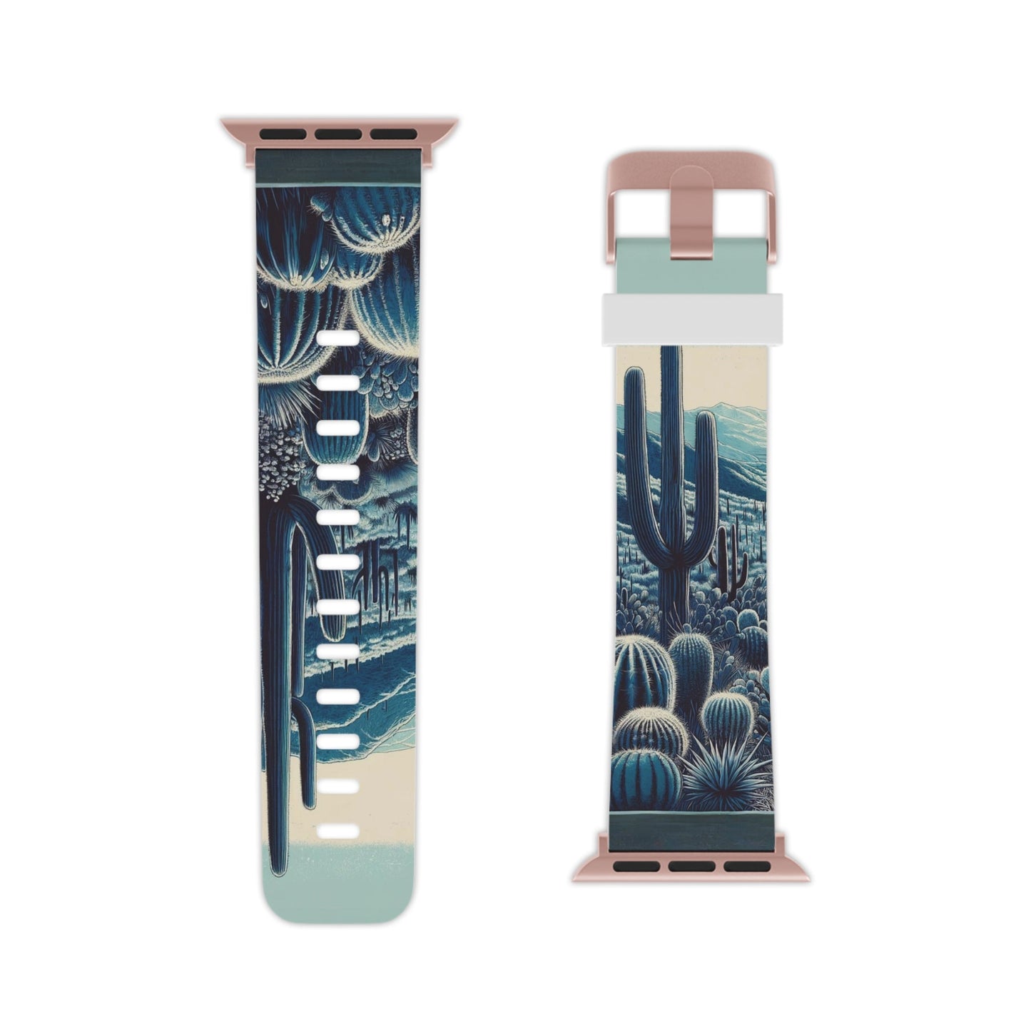 Desert Blues Cactus Apple Watch Band - BOGO Cases