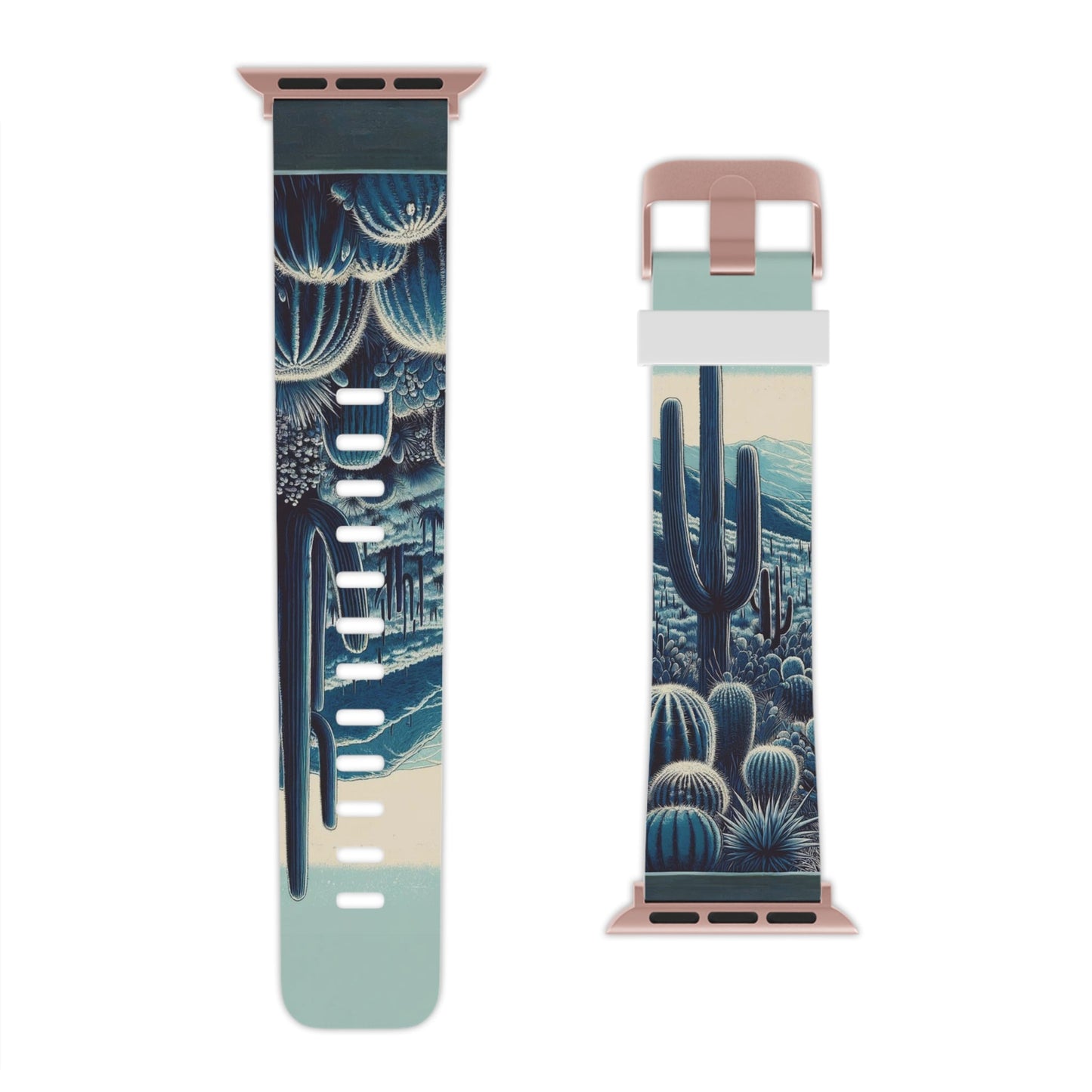 Desert Blues Cactus Apple Watch Band - BOGO Cases